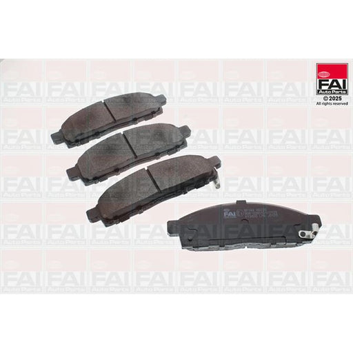 FAI Front Brake Pad Set fits Fiat Fullback Pickup 2016 on 2.4
