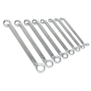 Sealey Offset Double End Ring Spanner Set 8pc Metric AK6327 Sealey - Dynamic Drive