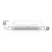 Borg & Beck Brake Hydraulic Hose Line Rear Right BBH8884