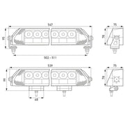 Hella Spotlight Dynaray 215'' Dr Spot Fl 1FJ Front 1FJ 359 100-231 1FJ 359