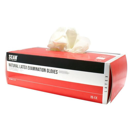 Scan Latex Gloves - Medium (Box 100) Scan - Dynamic Drive