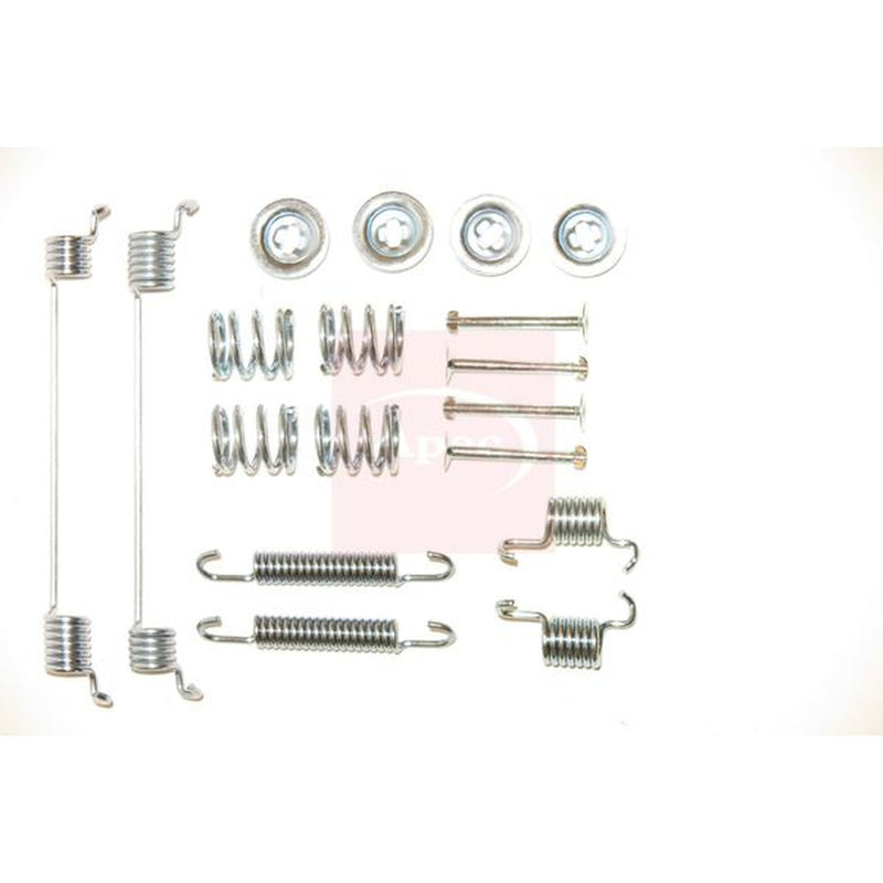 Apec Brake Shoe Accessory Kit Rear fits Fiat 500 2007 on 1.2 1.3