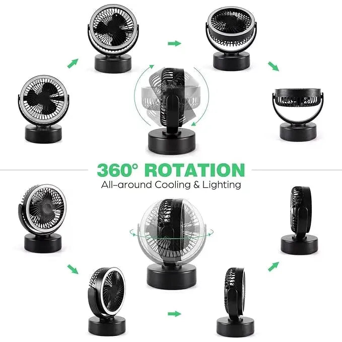 Camptech Luna 2 In 1 LED Light & Fan Camptech - Dynamic Drive