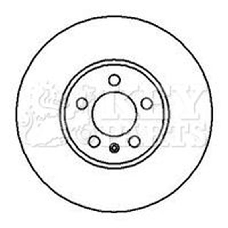 Key Parts 2 x Vented Front Brake Discs KBD4069-x2