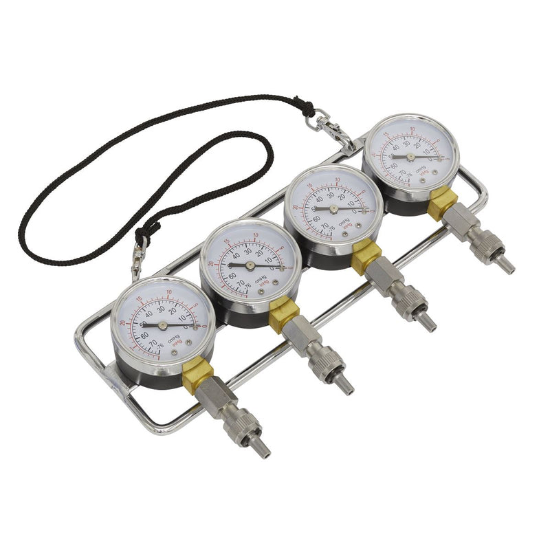 Sealey Carburettor Synchronizer (Vacuum Mini-Type) VS209 Sealey - Dynamic Drive