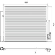 Valeo Air Conditioning Condenser 814382