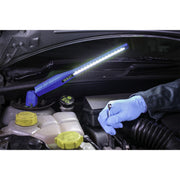 Sealey Rechargeable 360 Slim Inspection Light 8W & 1W SMD LED& UV Light Black Li Sealey - Dynamic Drive