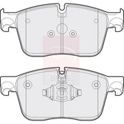 Apec Front Brake Vented Discs & Pads fits Jaguar Xe 2017 on 2.0
