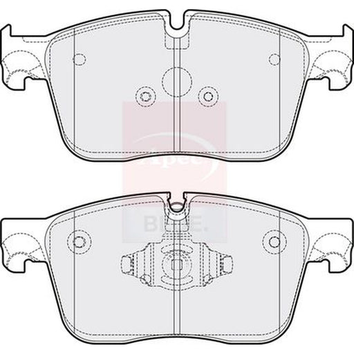 Apec Front Brake Vented Discs & Pads fits Jaguar Xe 2017 on 2.0