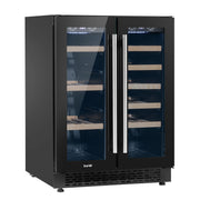 Baridi 40 Bottle/120 Can Freestanding Dual Zone Wine Fridge & Cooler 60cm Baridi - Dynamic Drive