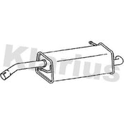 Klarius Box With Tail Pipe Rear fits Ford Fiesta VI 2008-2017 1.25 1.4