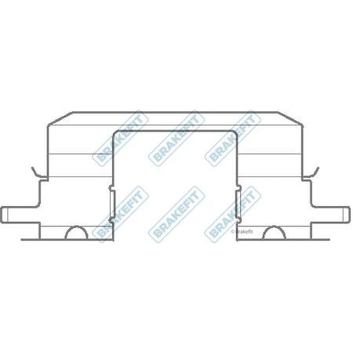Apec Brake Pad Accessory Fitting Kit Front fits Subaru Forester 1997-2002 2.0