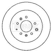 Borg & Beck Front & Rear Brake Discs & Pads fits Mazda CX-7 2007-2013 2.3