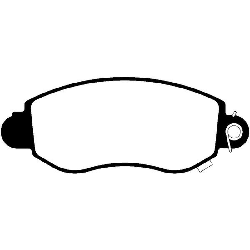 Abtex Front Brake Pad Set fits Ford Transit 1999-2006 2.0 2.3 2.4
