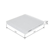 Bosch Cabin Air Filter (Pollen Filter) fits Smart Fortwo 2007-2013