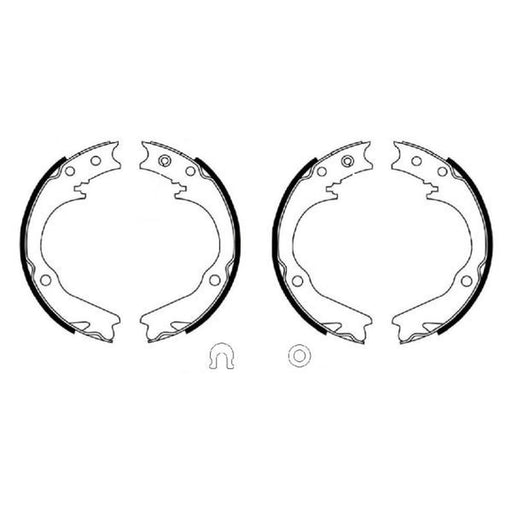 Textar Parking Brake Shoe Set 91087400