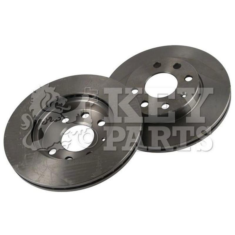Key Parts 2 x Vented Front Brake Discs KBD4252-x2