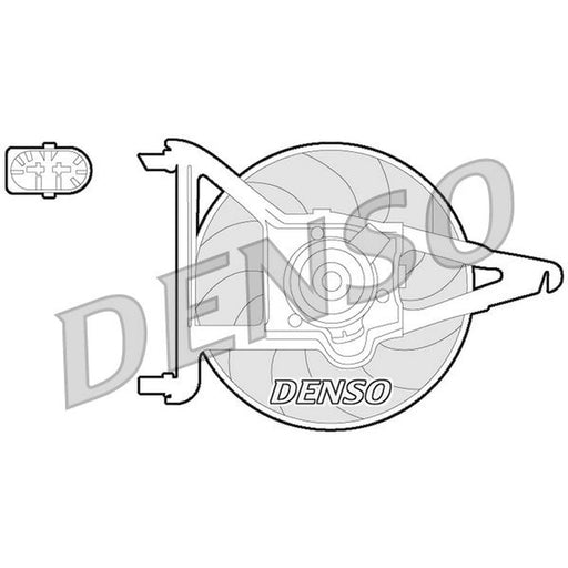 Denso Engine Cooling Fan fits Citroën Saxo 1996-2004 1.5 1.6