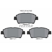 Textar Front Brake Pad Set 2351002