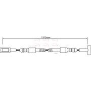 Apec Handbrake Cable Left Rear fits Iveco Daily III 1999-2007