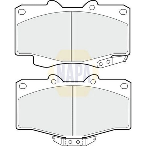 NAPA Front Brake Pad Set fits Toyota 4 Runner II 1989-1996 2.8