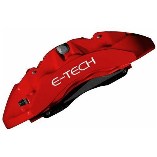 Red E-Tech Brake Caliper Paint Also for Engine Bay Drums Car Van E-Tech  - Dynamic Drive