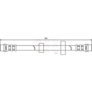 Apec Brake Hydraulic Hose Line Front HOS3435