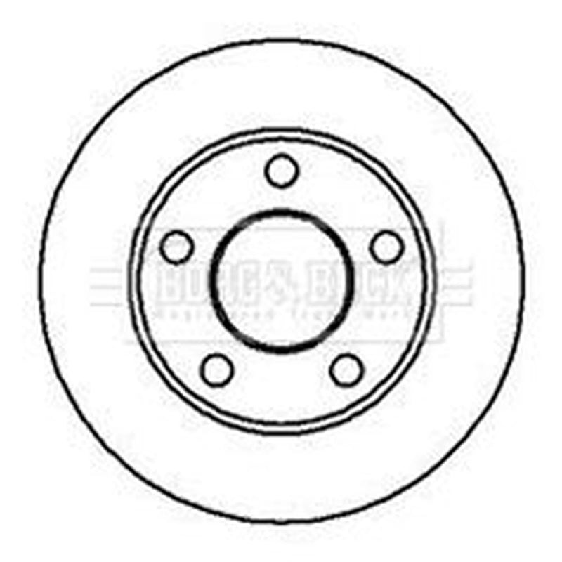 Borg & Beck Front & Rear Brake Discs & Pads fits Audi A6 C5 1999-2005 2.7