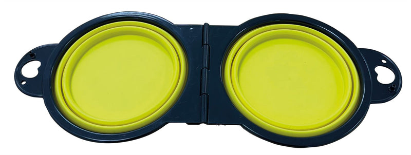 Quest Collapsable Dual Pet Bowl Quest - Dynamic Drive