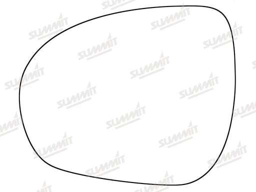 Summit Stick-On Standard Mirror Glass fits Fiat 500X 15 on LHS Summit - Bars 4 Cars
