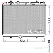Denso Engine Radiator DRM21055