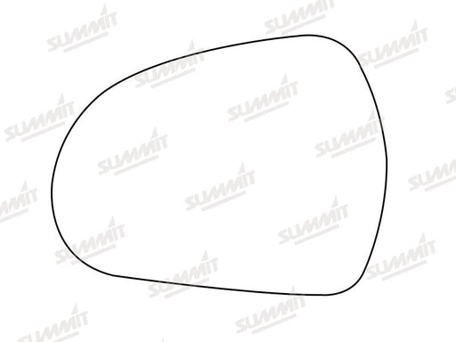 Summit Heated Base Plate With Standard Mirror Glass fits Peugeot 207, 207cc, 308 LHS Summit - Bars 4 Cars