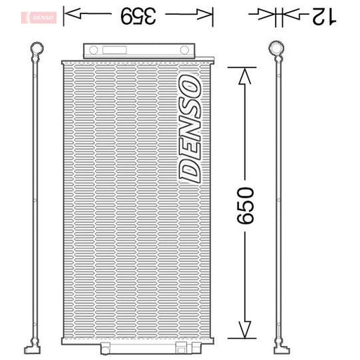 Denso Air Conditioning Condenser fits Alfa Romeo Tonale 2022 on 1.6