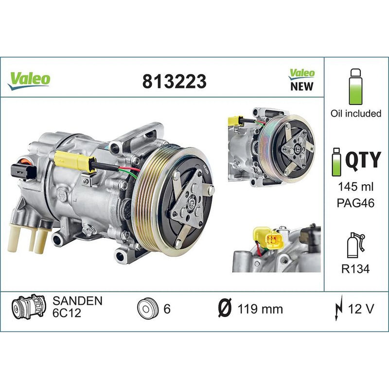Valeo Air Conditioning Compressor 813223