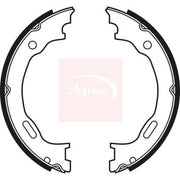 Apec Parking Brake Shoe Set fits Chrysler 300C 2004-2023 3.0 3.5 5.7
