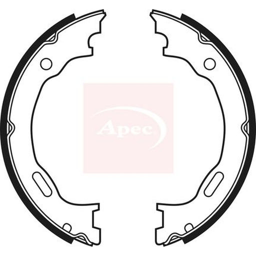 Apec Parking Brake Shoe Set fits Chrysler 300C 2004-2023 3.0 3.5 5.7