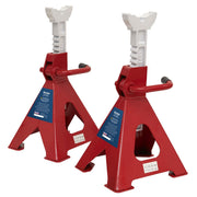 Sealey AXLe Stands (Pair) 6tonne Capacity per Stand Ratchet Type VS2006 Sealey - Dynamic Drive