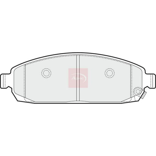 Apec Front Brake Pad Set PAD1465
