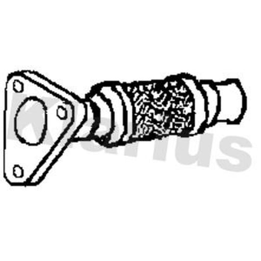 Klarius Exhaust Pipe OD fits Audi A4 B5 2000 on 1.9