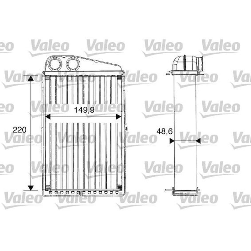 Valeo Heater Matrix Core Heat Exchanger 812247