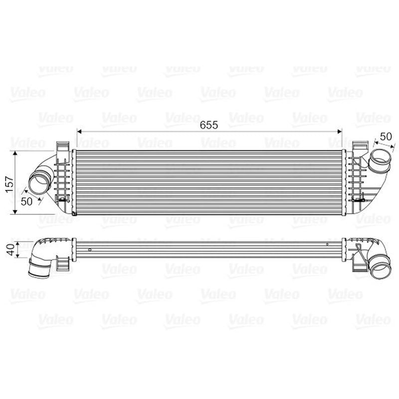 Valeo Intercooler (Charge Air Cooler) 818571