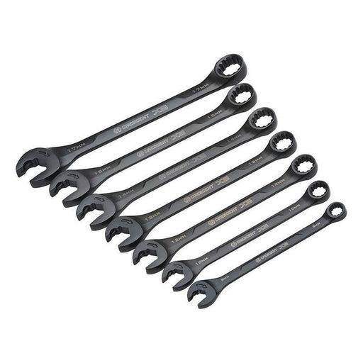 Crescent® X6™ Open End Ratcheting Spanner Set, 7 Piece Crescent® - Dynamic Drive