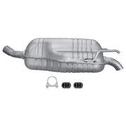Hella End Silencer Rear fits Opel Zafira / Zafira Family B 2005-2015 1.6 1.8