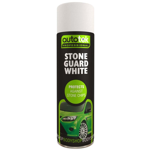 Autotek Stone Guard White Aerosol Spray Autotek  Underseal 500 ml Aerosol - image 1