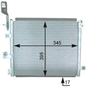 Mahle Air Conditioning Condenser fits Hyundai Amica / Atoz 2003-2010 1.1