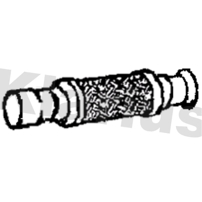 Klarius Exhaust Pipe OD fits Mercedes-Benz Sprinter 3,5-T 2009-2016