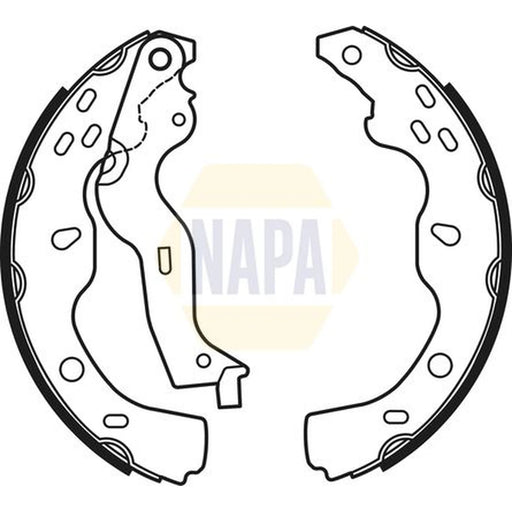 NAPA Brake Shoe Set Axle Kit NBS1066