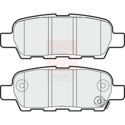 Apec Front Vented & Rear Vented Brake Discs & Pads fits Nissan Tiida 2013 on 1.6