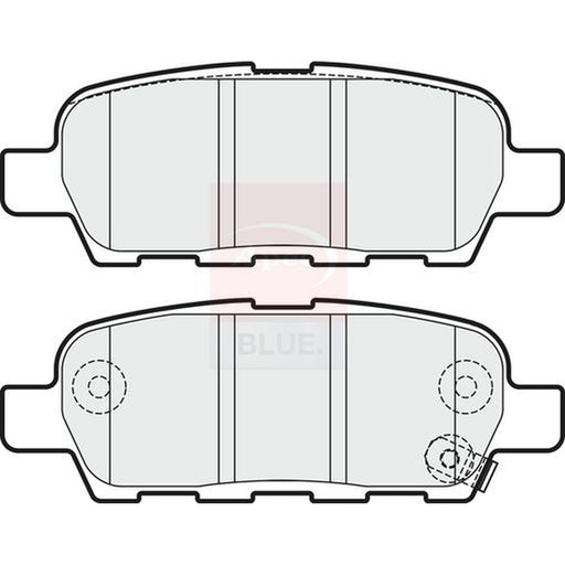 Apec Front & Rear Pads fits Nissan Leaf 2010-2017