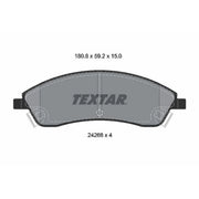 Textar Front Brake Pad Set 2426801